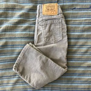 Vintage Levi’s Gray Corduroy Jeans 4T